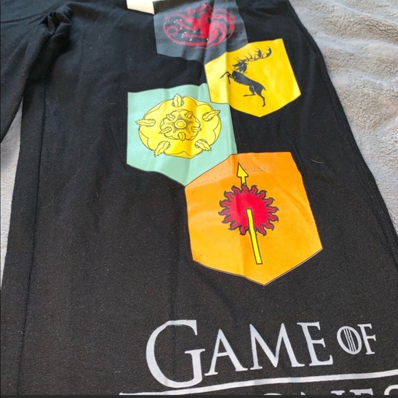 Game of thrones by HBO black pajama pants - Large - Picture 2 of 7
